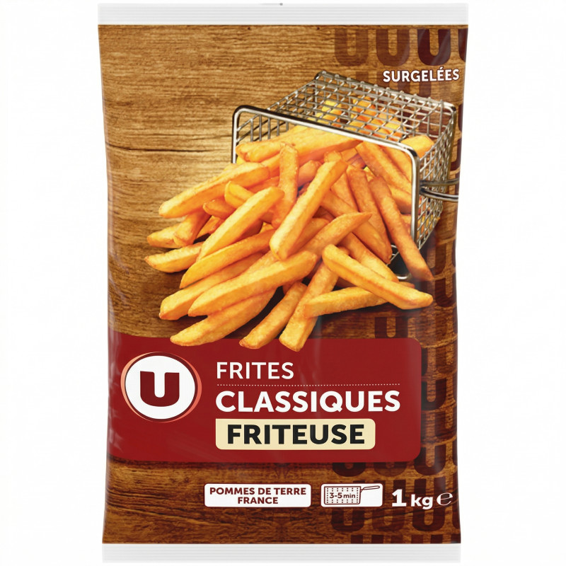 Frites classiques, pour friteuse