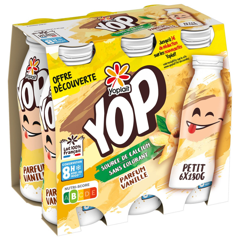 Yop petits aromatisés vanille