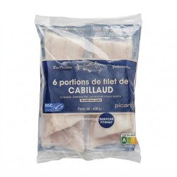 Filets de cabillaud, Norvège ou Islande