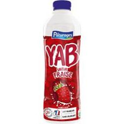 Yaourt à boire Yab fraise