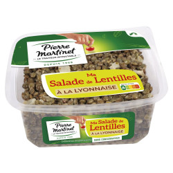 Salade de lentilles à la lyonnaise