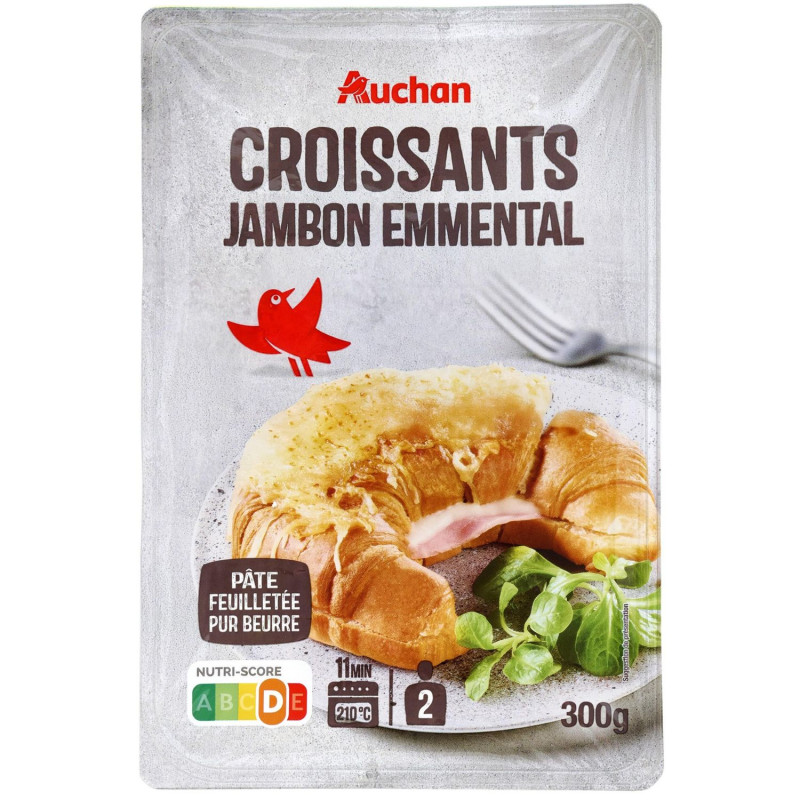 Croissants jambon et emmental