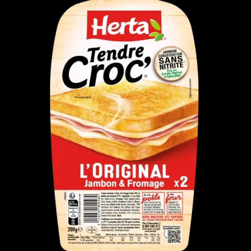 Tendre Croc’ l'original, jambon fromage