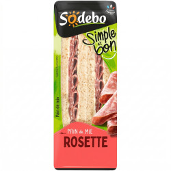 Sandwich club pain de mie rosette