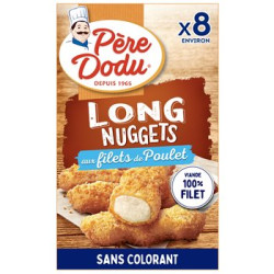 Long nuggets aux filets de poulet