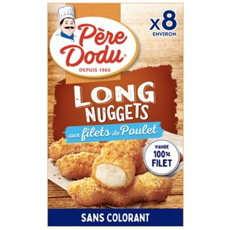 Long nuggets aux filets de poulet