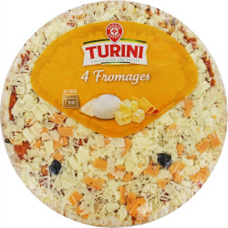 Pizza 4 fromages, fraîche