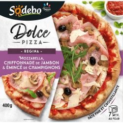 Pizza regina, fraîche