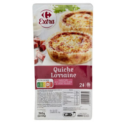 Quiche lorraine, fraîche