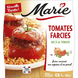 Tomates farcies, riz à la tomate