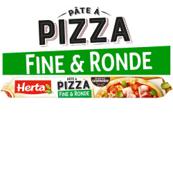 Pâte à pizza fine et ronde, à dérouler