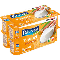 Naturéa, yaourts natures au sucre de canne