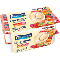Onctueux aux fruits mixés