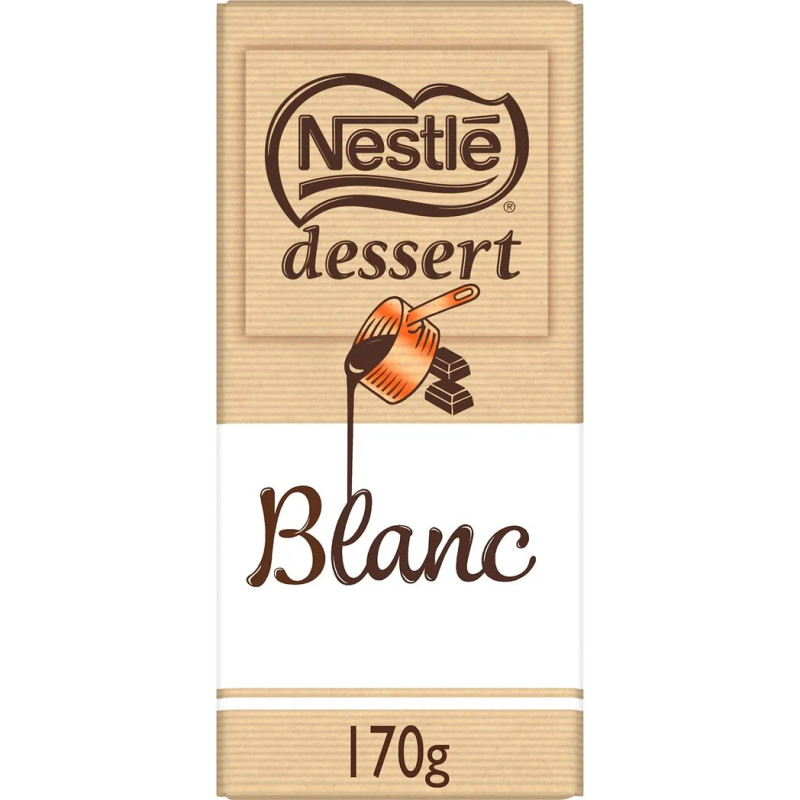 Tablette chocolat blanc