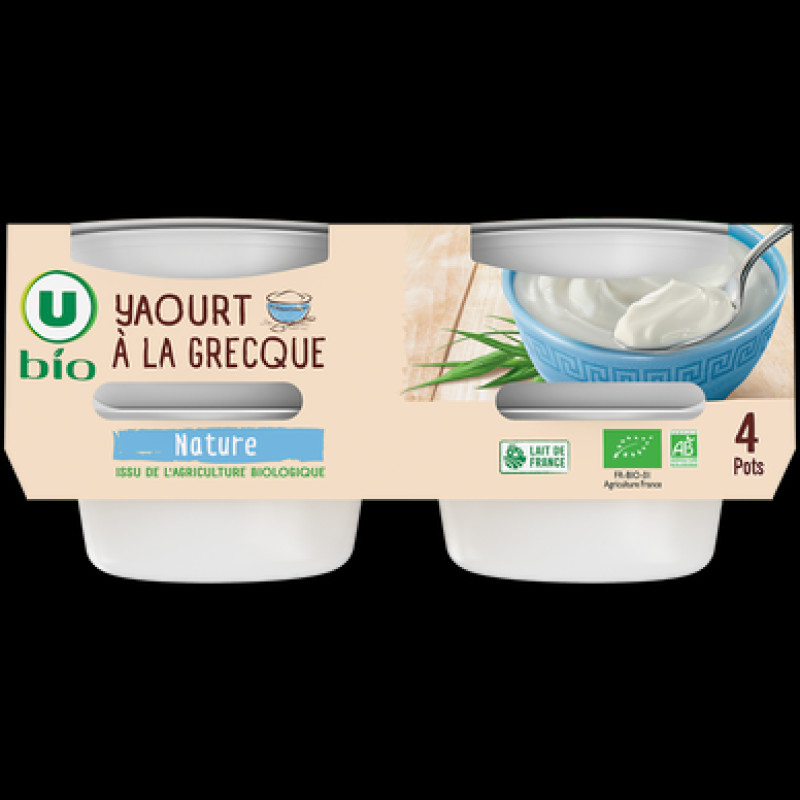 Yaourts à la Grecque natures bio