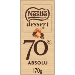 Tablette chocolat noir 70%, absolu