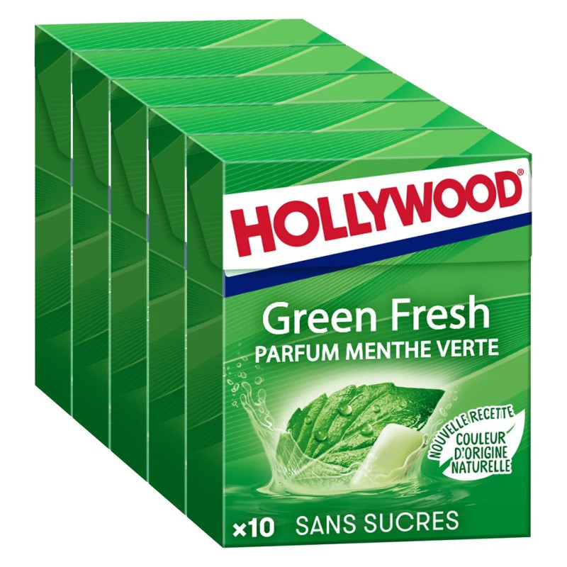 chewing gum Green fresh, menthe verte
